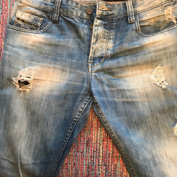 Bogart Man Distressed Jeans Waist 34 